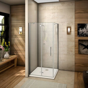 Mampara de ducha con puerta